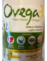 Plant-Based Omega-3 Vegetarian Softgels - Produit - en