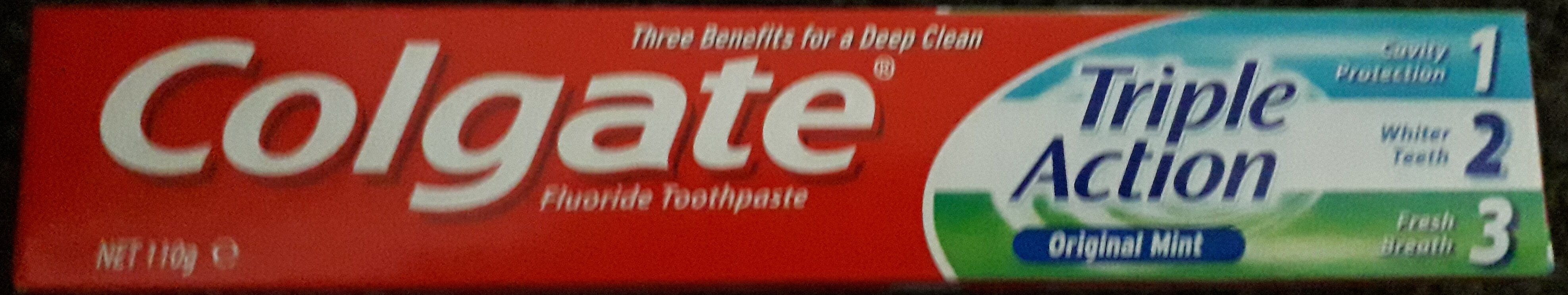 Triple Action Toothpaste - Tuote - en