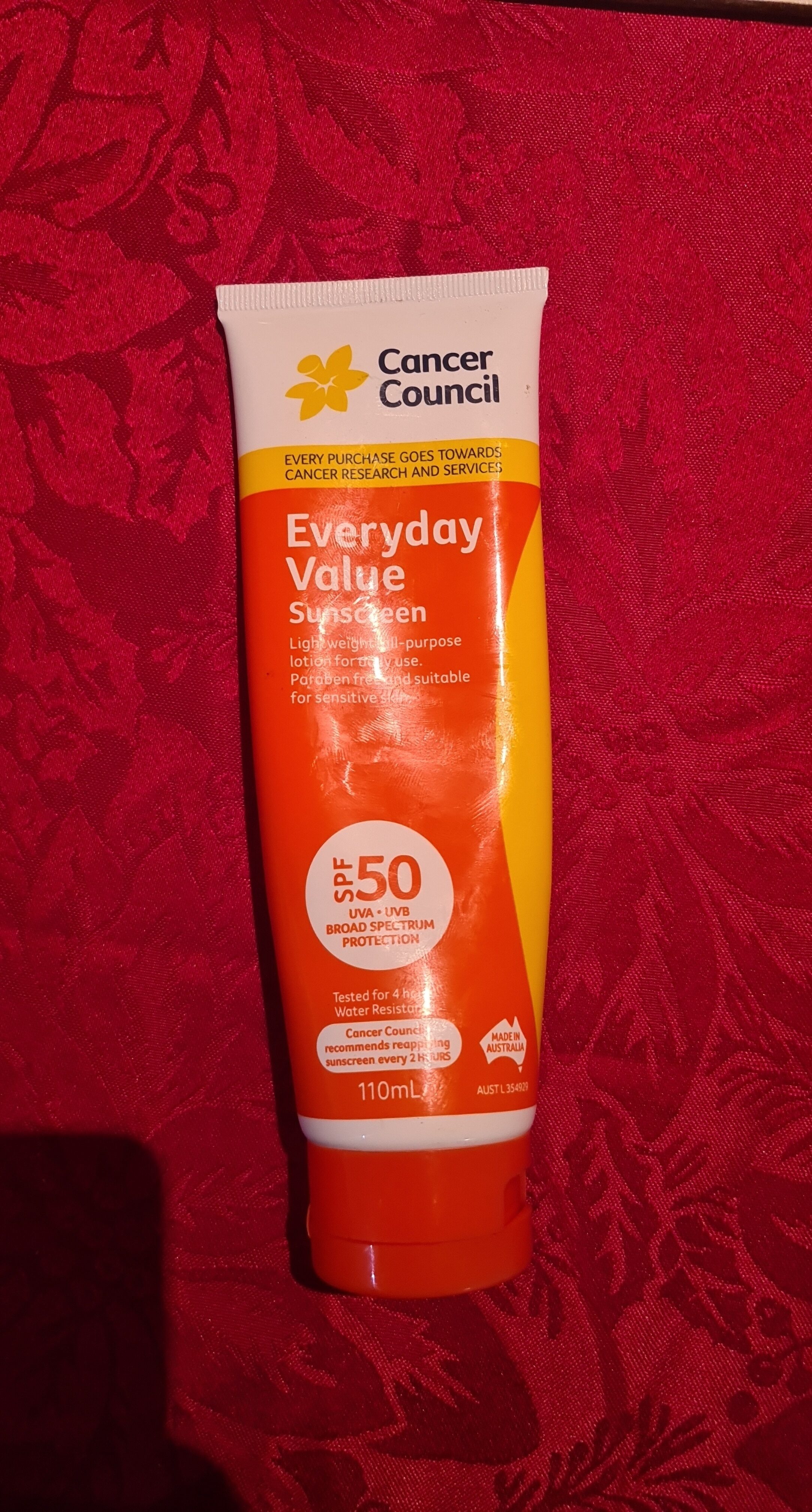 Cancer Council Everyday Value SPF50 Sunscreen - Продукт - en