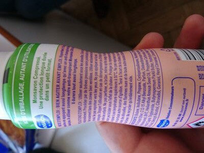 Monsavon Anti-Transpirant Femme Spray Compressé Fleur de Cerisier 100ml - Ingrédients - fr