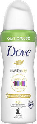 DOVE Compressé Anti-Transpirant Femme Spray Invisible Dry 100ml - Produit - fr
