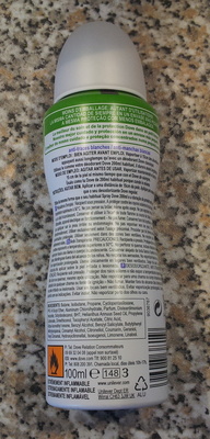DOVE Compressé Anti-Transpirant Femme Spray Invisible Dry 100ml - Ingredients