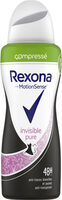 Rexona Déodorant Femme Spray Antibactérien Invisible Pure 100ml - Product - fr