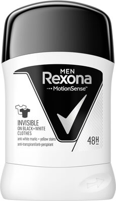 REXONA MEN Stick Anti-Transpirant Invisible Black & White 50ml - Produit - fr