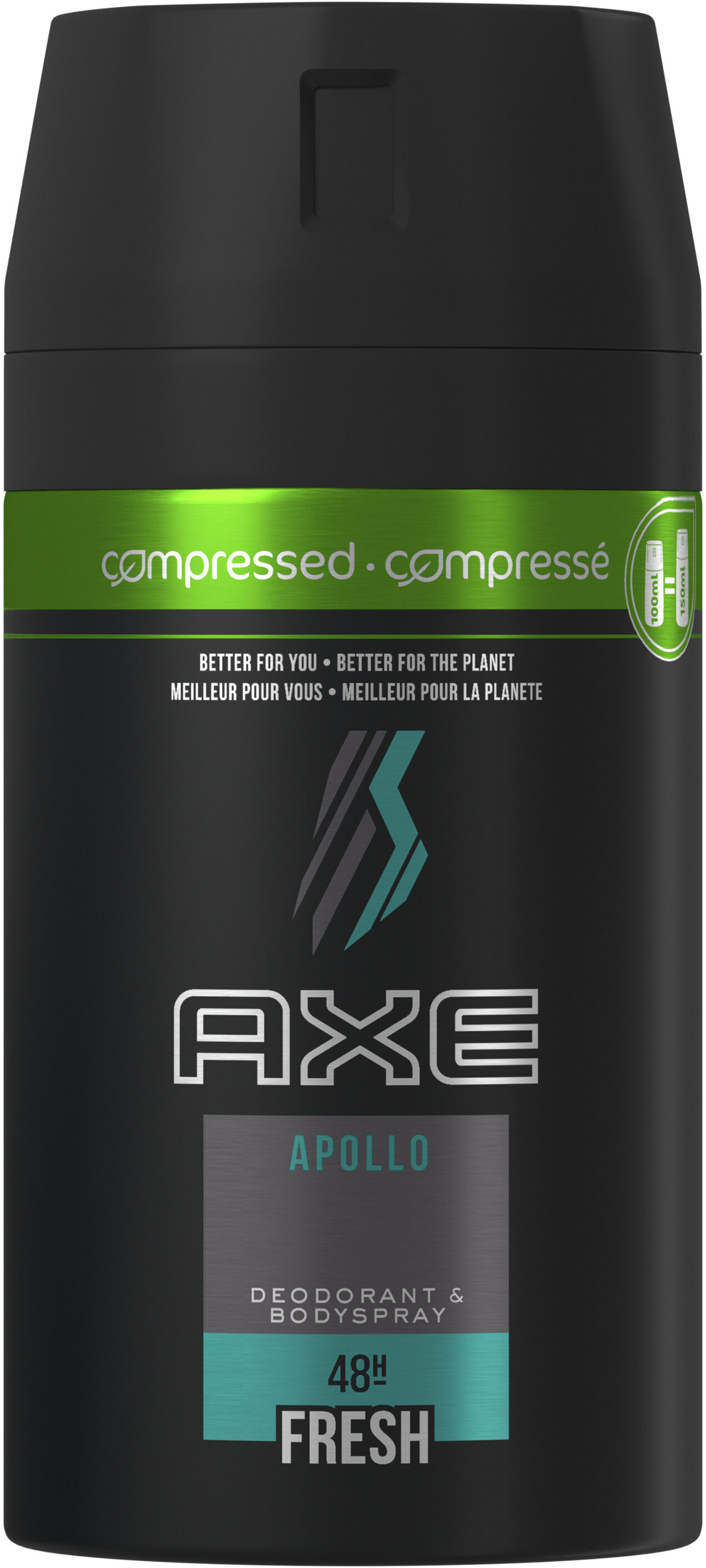 AXE Déodorant Homme Spray Compressé Apollo Frais 48h - Produit - fr