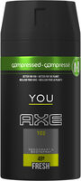 AXE Déodorant Anti Bactérien You Spray - Product - fr