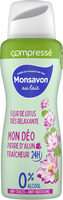 Monsavon Déodorant Femme Spray Compressé Fleur de Lotus Presque Divine 100ml - Produit - fr